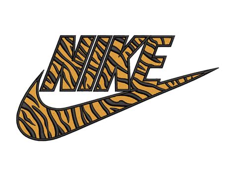 nike tiger embroidery